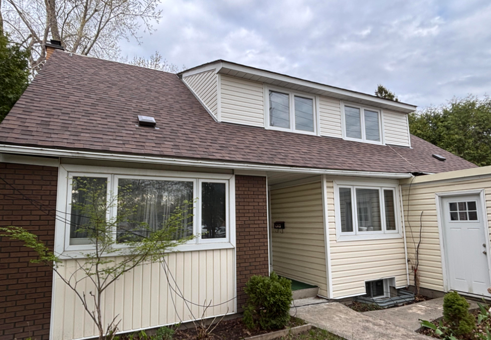 precision roofing job finish