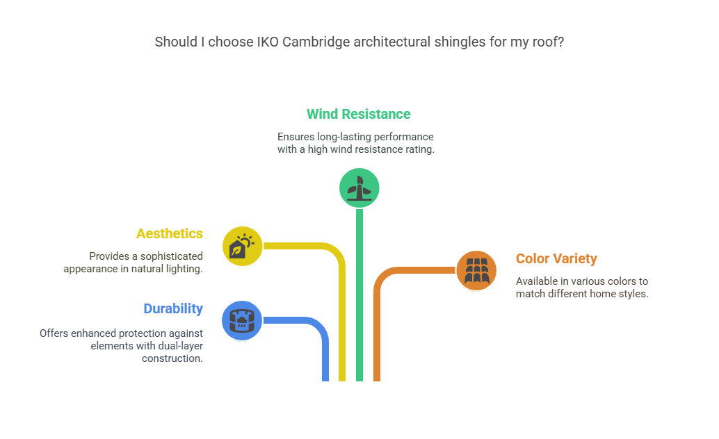 What are IKO Cambridge architectural shingles
